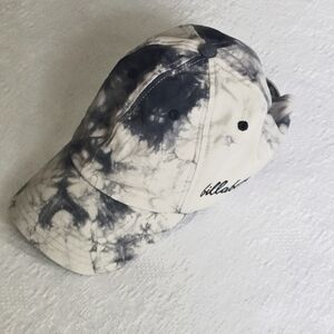 Navy white tiedye billabong hat